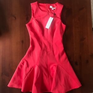 NWT Nordstrom Red Peplum Dress